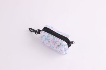 Porta Bolsitas Blanco Con Flores GD